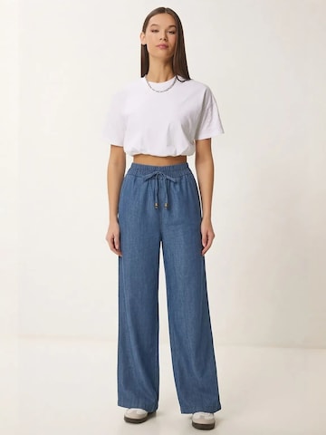 Wide Leg Pantalon Happiness İstanbul en bleu
