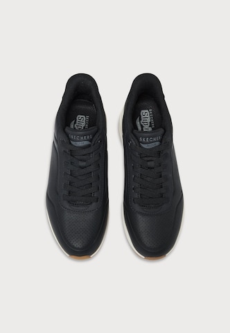SKECHERS Sneakers laag 'ARCH FIT UNO - RELAXING ON AIR' in Zwart: bovenkant