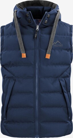 normani Sportbodywarmer ' Yuquot ' in Blauw: voorkant