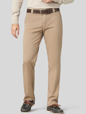 MEYER Regular Chino Pants 'Roma' in Beige: front