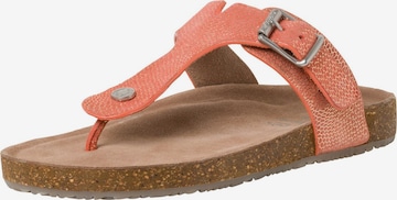 Tongs s.Oliver en rose : devant