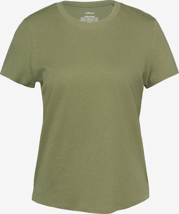 T-shirt s.Oliver en vert : devant