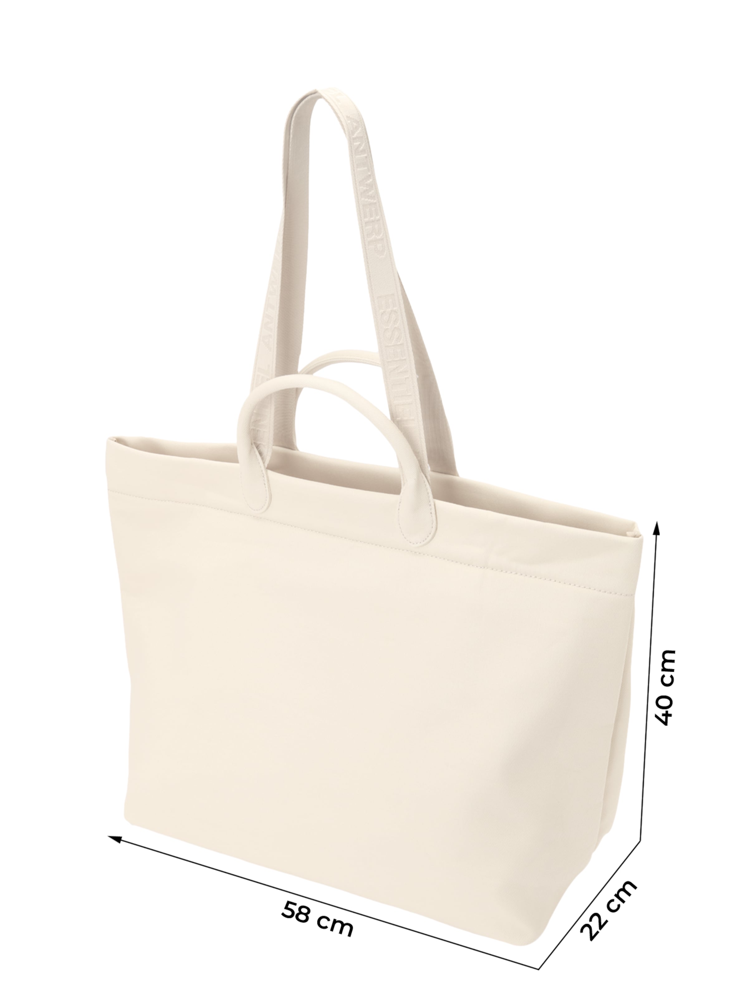 Essentiel Antwerp Μεγάλη τσάντα 'Hedness' σε λευκό