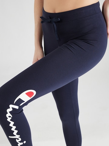 Skinny Leggings de la Champion Authentic Athletic Apparel pe albastru