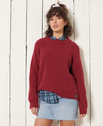 Superdry Sweater 'Freya' in Red: front