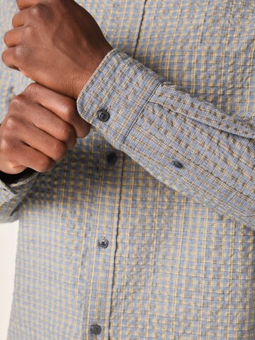 Next Comfort Fit Hemd in Blau