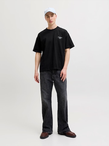 JACK & JONES Tričko 'JORSANREMO' – černá