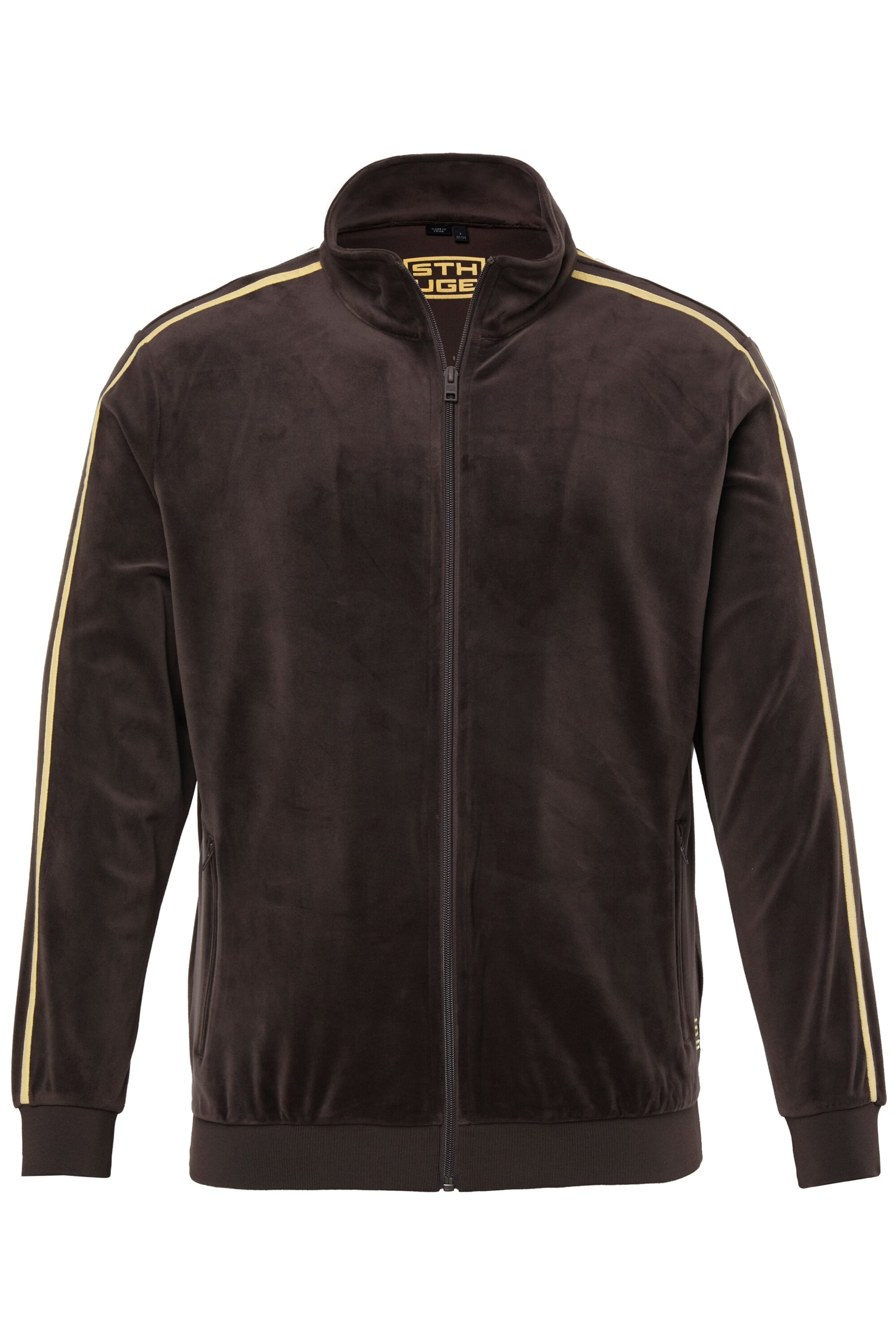 STHUGE Sweatjacke in Bronze: Vorderseite