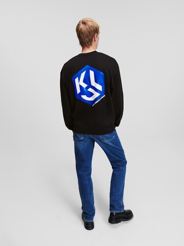 KARL LAGERFELD JEANS Sweatshirt i sort