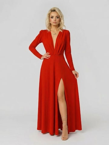 Robe 'SUKIENKA PAT-RED' Madnezz House en rouge : devant