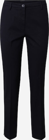 Pantalon à plis Sisley en noir : devant