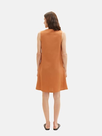 TOM TAILOR Summer dress in Brown