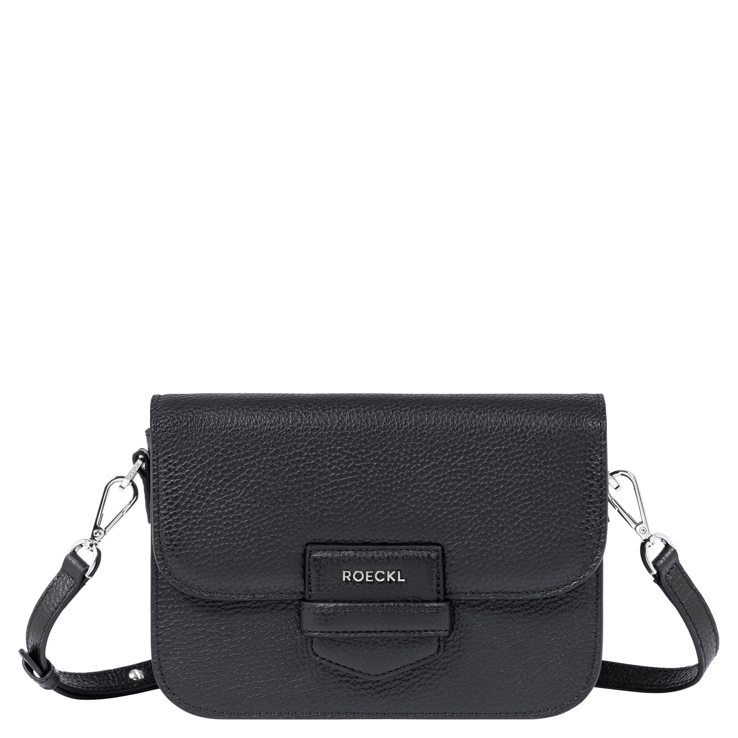Roeckl Crossbody Bag 'CARA UMHÄNGETASCHE SMALL' in Black: front
