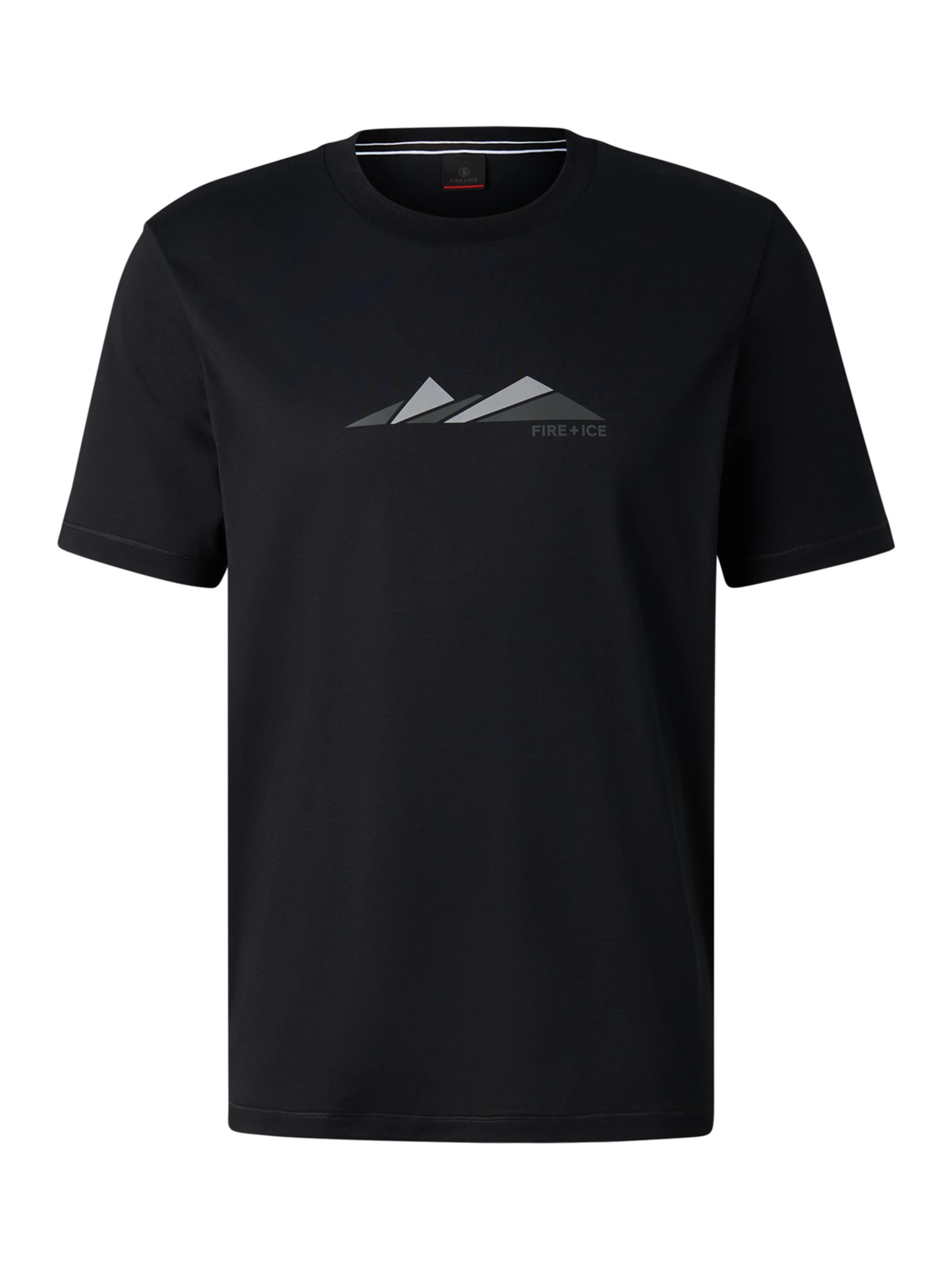 Bogner Fire + Ice T-Shirt 'Paco' in anthrazit / hellgrau / schwarz, Produktansicht