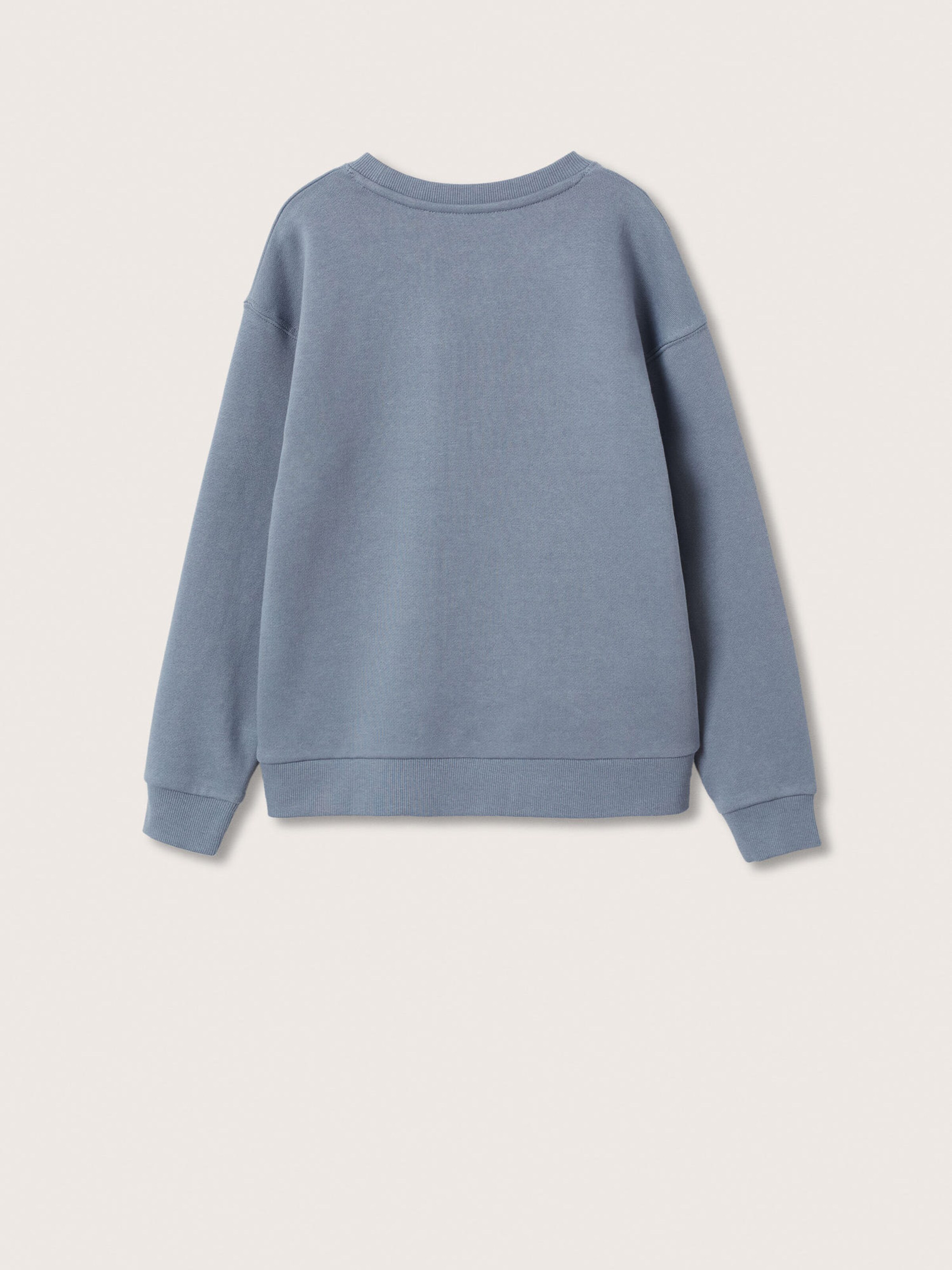 Kinder Teens (Gr. 140-176) MANGO KIDS Sweatshirt 'CANADA' in Taubenblau - HF20698 Kinder Teens (Gr. 140-176) MANGO KIDS Sweatshirt 'CANADA' in Taubenblau - HF20698