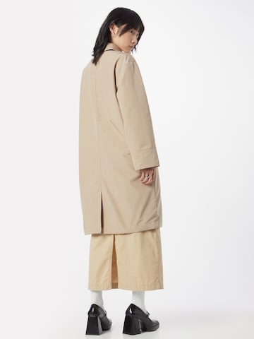 Monki Between-seasons coat in Beige