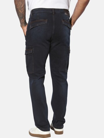Jan Vanderstorm Loose fit Cargo jeans 'Gunnheim' in Blue