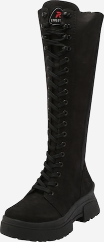 Rieker EVOLUTION Lace-up boot in Black: front