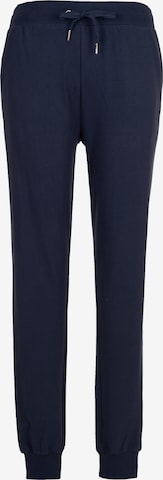Pantalon de pyjama 'Pants with cuffs' Pastunette en bleu : devant