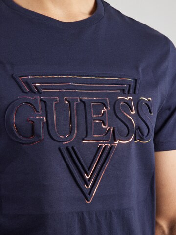 T-Shirt GUESS en bleu