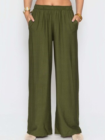 SASSYCLASSY Wide leg Trousers in Green