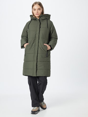 Didriksons Winter Coat 'Sandra' in Green: front