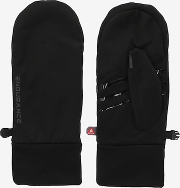 ENDURANCE Athletic Gloves 'Corbia' in Black: front