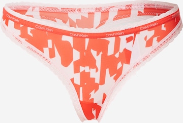 Tanga de la Calvin Klein Underwear pe roșu: față