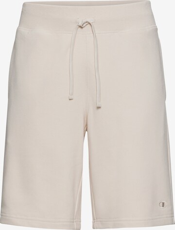 Champion Authentic Athletic Apparel Pants 'Legacy' in Beige: front