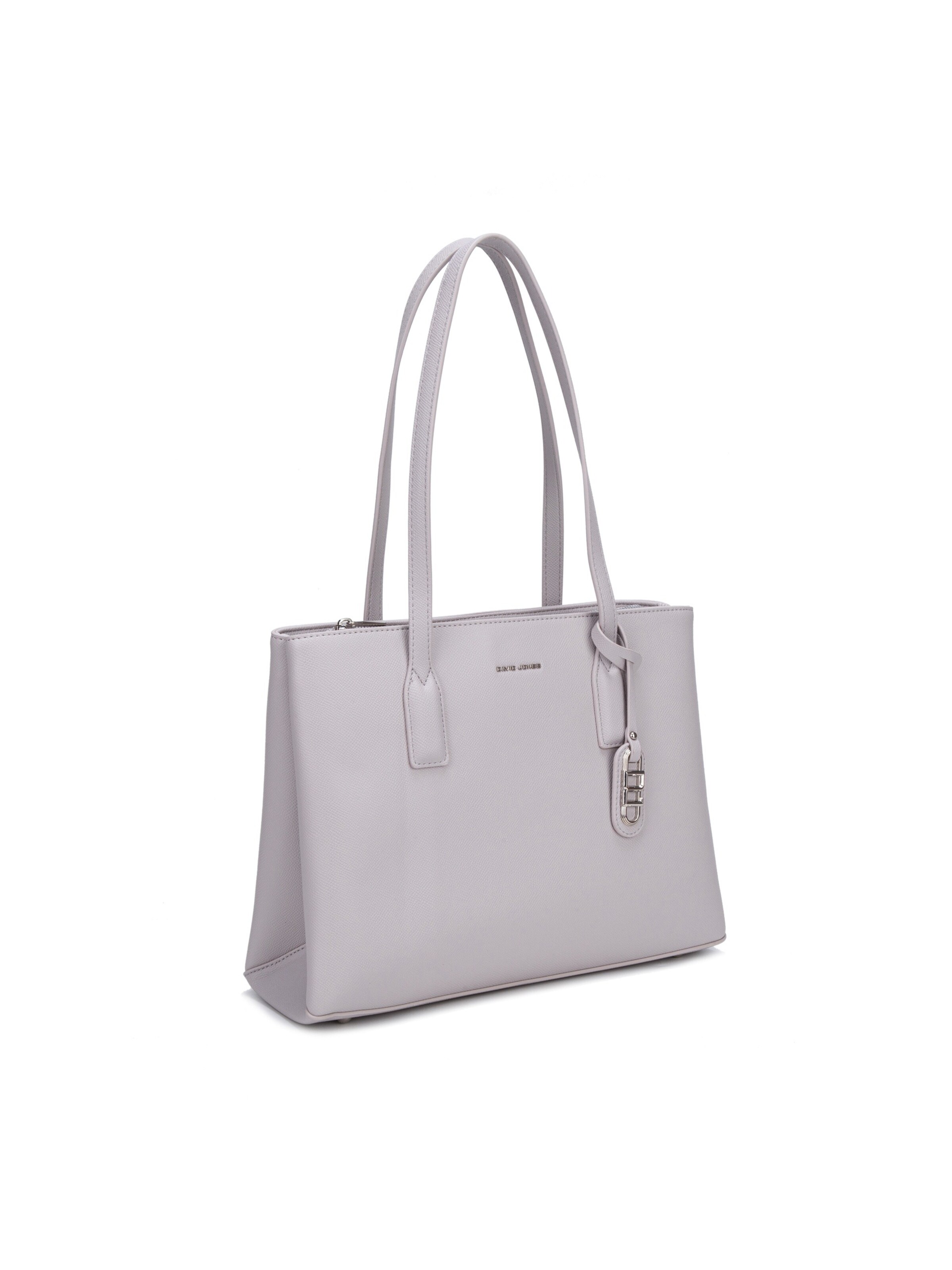 Borsa a spalla 'Borsa a Spalla David Jones Ecopelle Saffiano Doppi Manici' di David Jones in lilla: frontale