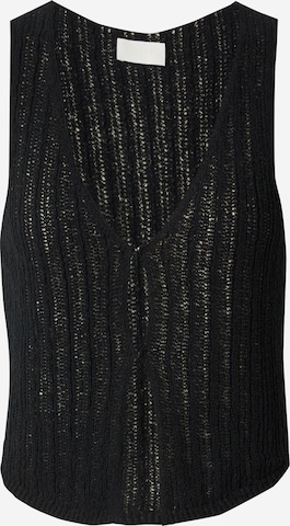 LeGer by Lena Gercke Knitted top 'Janina' in Black: front