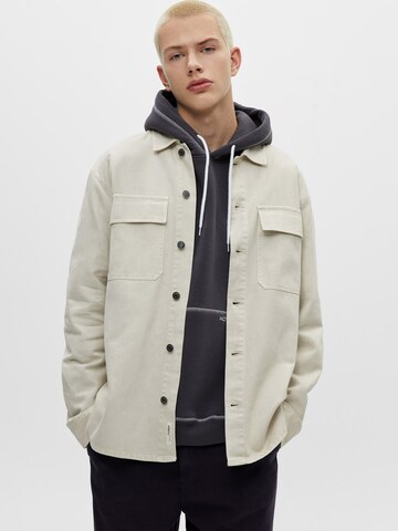 Pull&Bear Between-season jacket in White: front