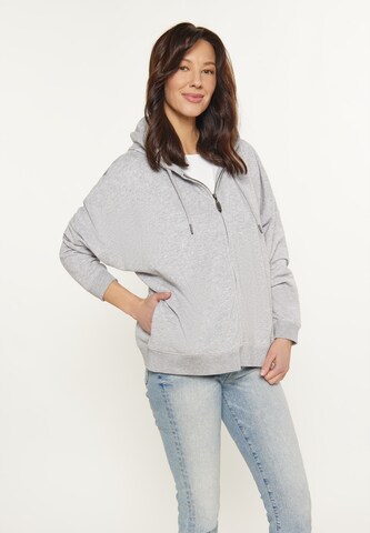 usha BLUE LABEL - Sudadera con cremallera en gris: frente