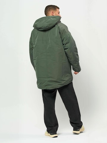 KAPPA - Chaqueta de invierno ' Logo Shon ' en verde: atrás