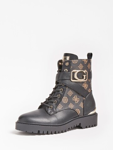 Bottines à lacets 'Orana' GUESS en noir : devant