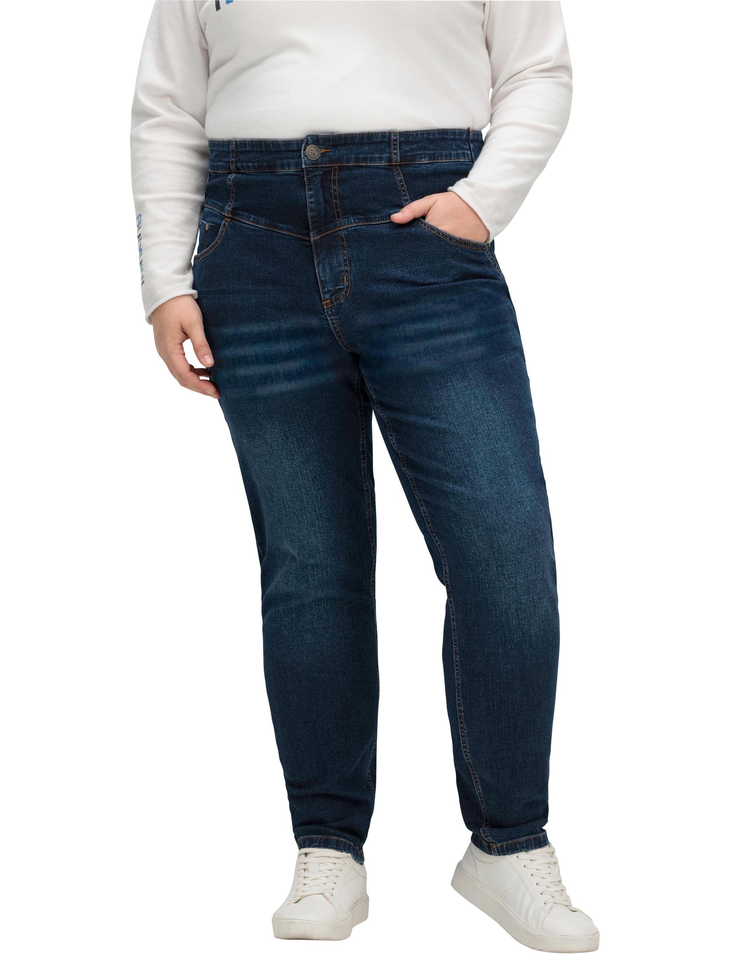Slimfit Jeans di SHEEGO in blu: frontale