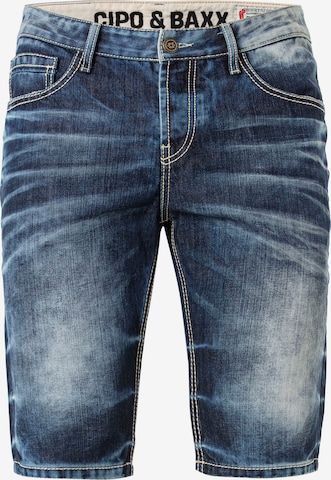 CIPO & BAXX Regular Jeans in Blauw: voorkant