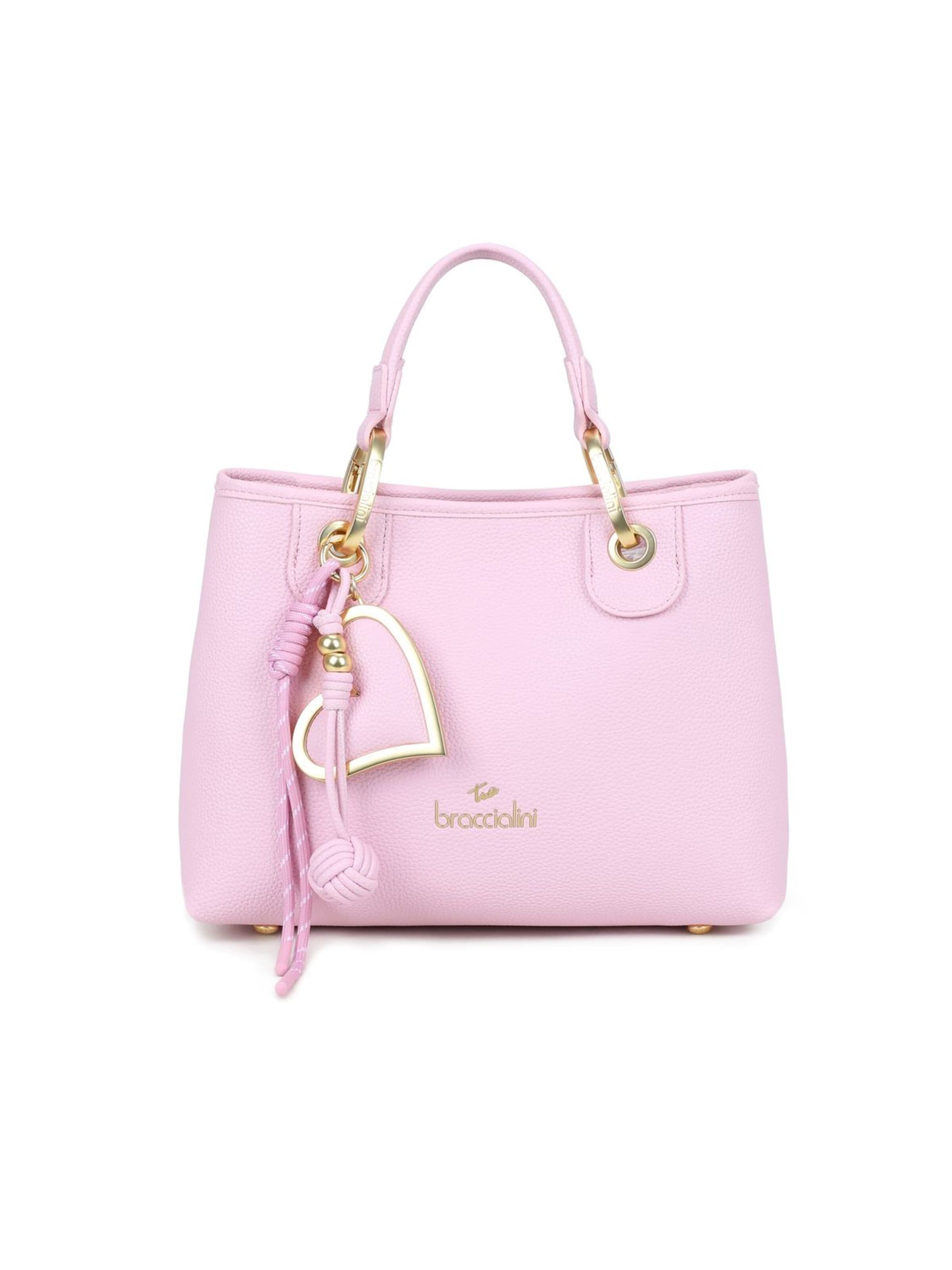 Borsa a mano 'Beth' di Braccialini in rosa: frontale