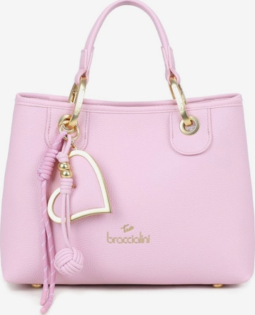 Borsa a mano 'Beth' di Braccialini in rosa: frontale