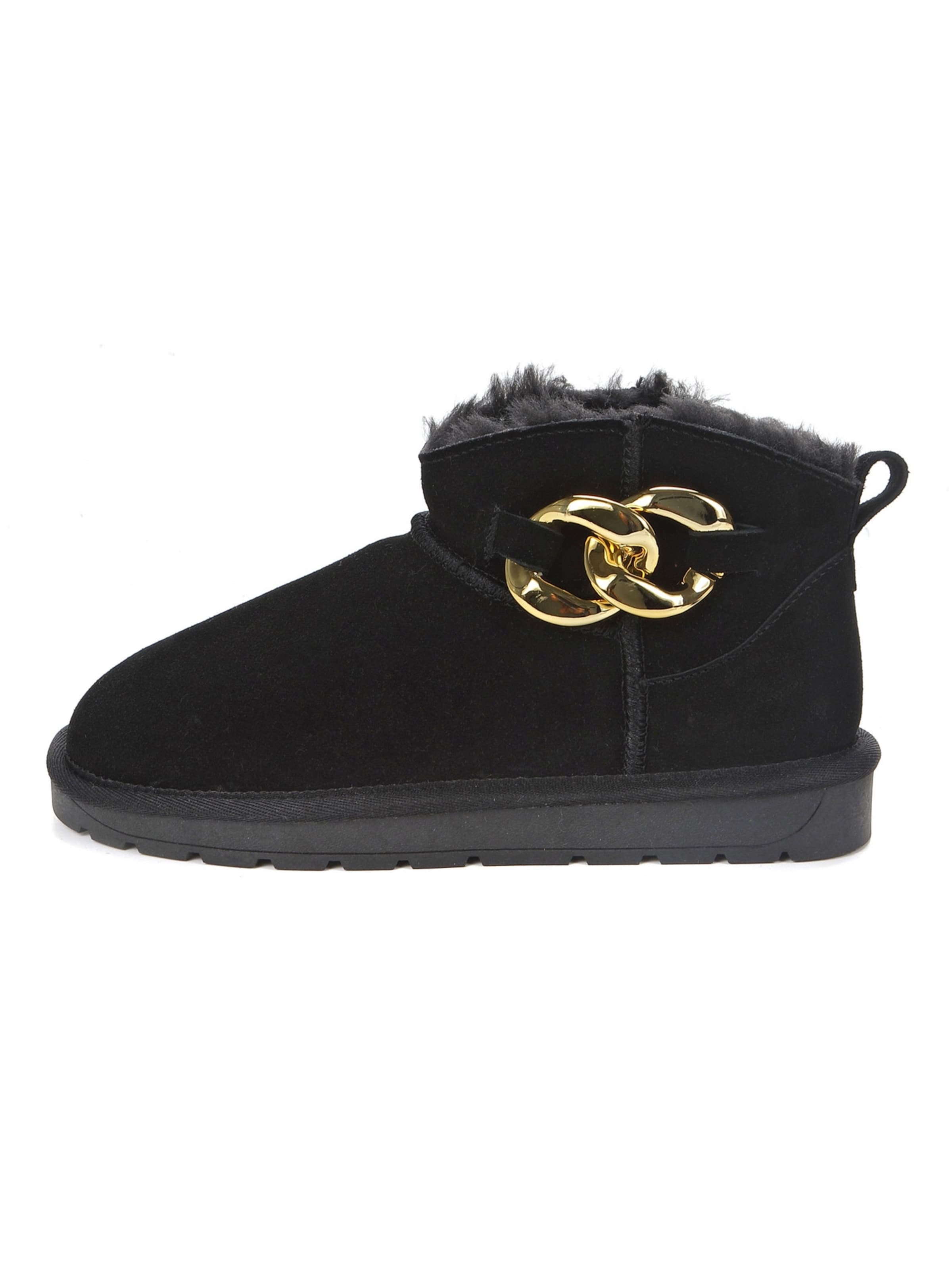 Botine 'Mishka' de la Gooce pe negru: față