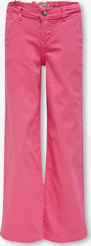 Wide Leg Pantalon 'New Brook' KIDS ONLY en rose : devant