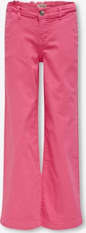 KIDS ONLY Wide Leg Bukser 'New Brook' i pink: forside