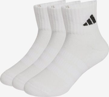 Chaussettes de sport ADIDAS PERFORMANCE en blanc : devant