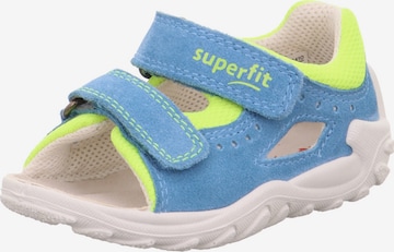 SUPERFIT - Sandalias 'FLOW' en azul: frente