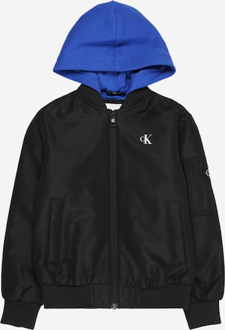 Calvin Klein Jeans Between-Season Jacket in Black: front