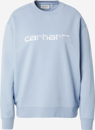 Carhartt WIP Sweatshirt i ljusblå / vit, Produktvy