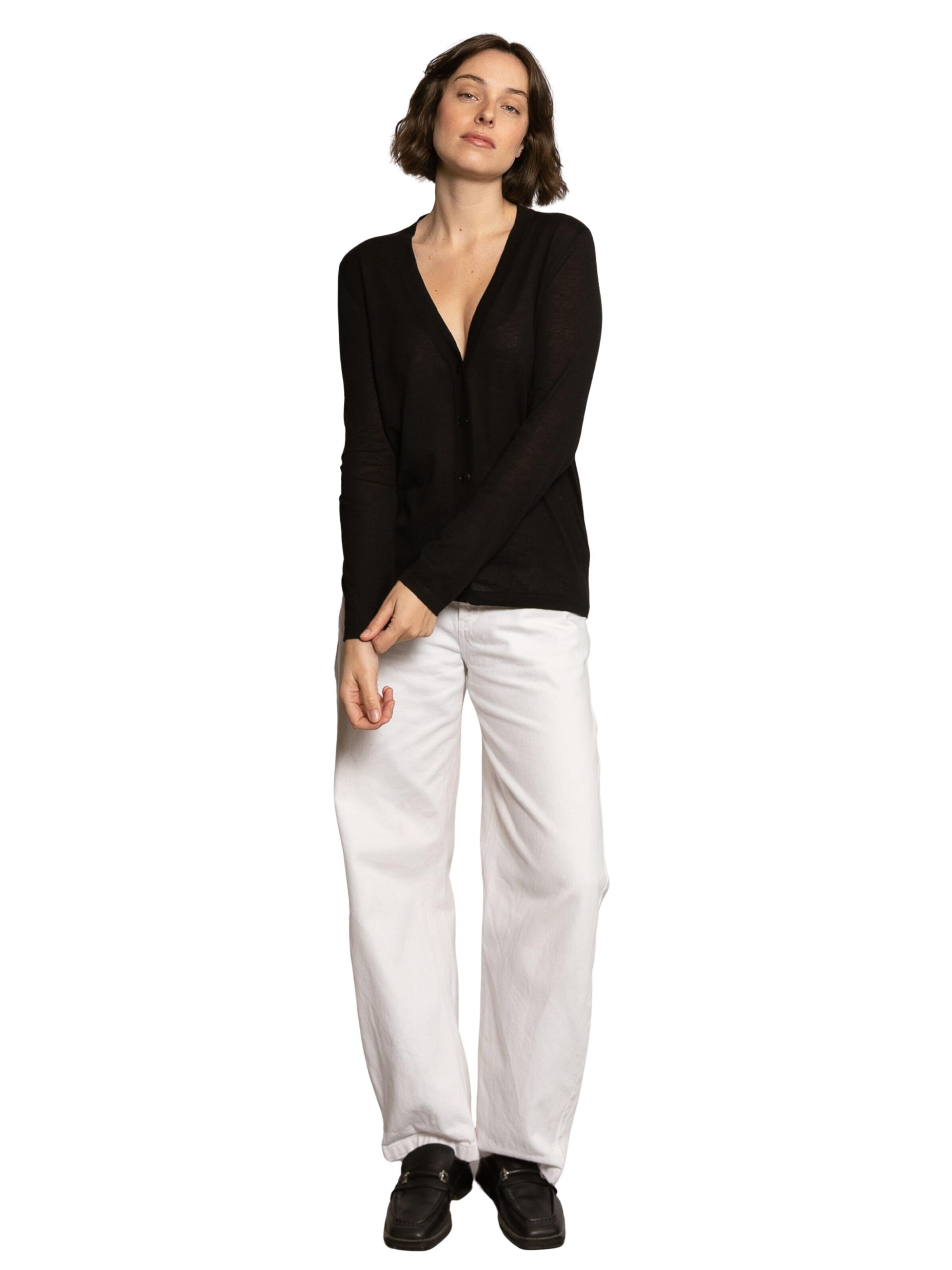 Cardigan 'Plume' LDB en noir