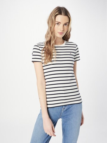 TOMMY HILFIGER Tričko – bílá: přední strana