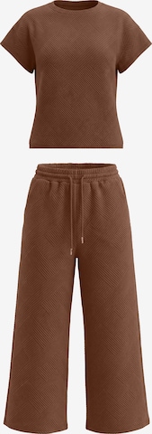 Imily Bela Domácí oblečení – hnědá: přední strana