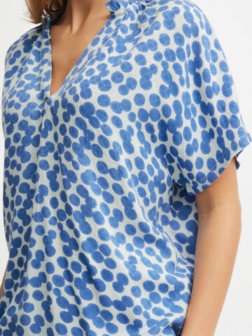 Fransa Bluse in Blau